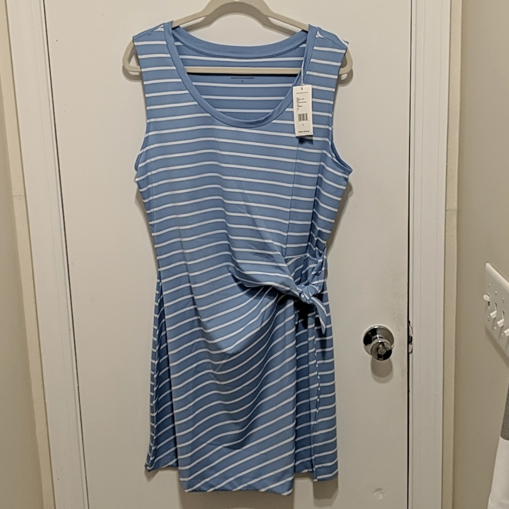 Vineyard Vines Sankaty Side Tie Tank Dress